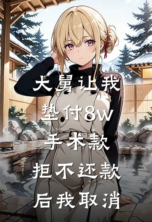 大舅让我垫付8w手术款，拒不还款后我取消