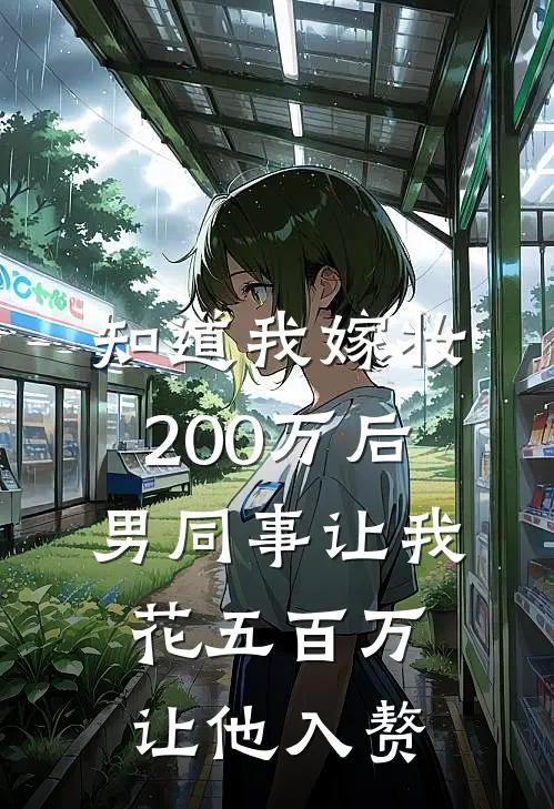 知道我嫁妆200万后，男同事让我花五百万让他入赘