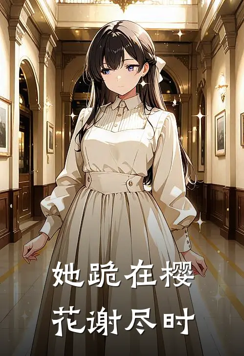 她跪在樱花谢尽时